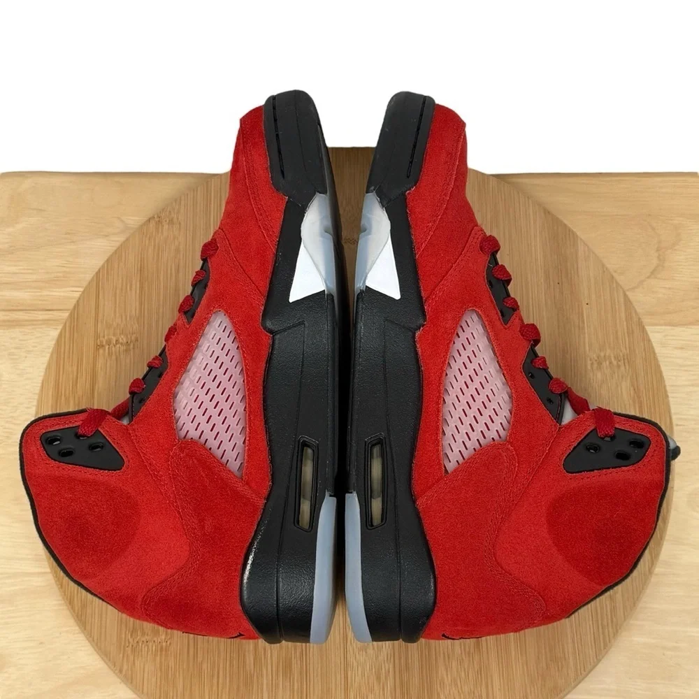 Nike Air Jordan 5 Retro “Raging Bull” Toro Bravo Red – Men’s Size 7.5 - Picture 3 of 12